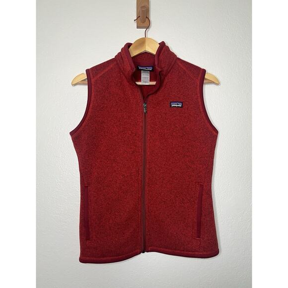 Patagonia Jackets & Blazers - Patagonia Better Sweater Fleece Red Zip Up Vest Size Small Outdoor Casual